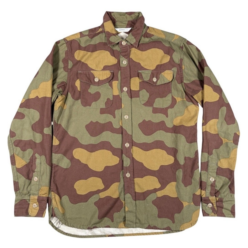 3sixteen Shirt Mens L Camo Midweight Flannel Long Sleeve Military Button Up